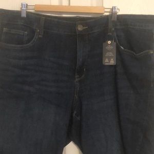 NWT St John’s Bay Bermuda Denim Shorts Size 24W